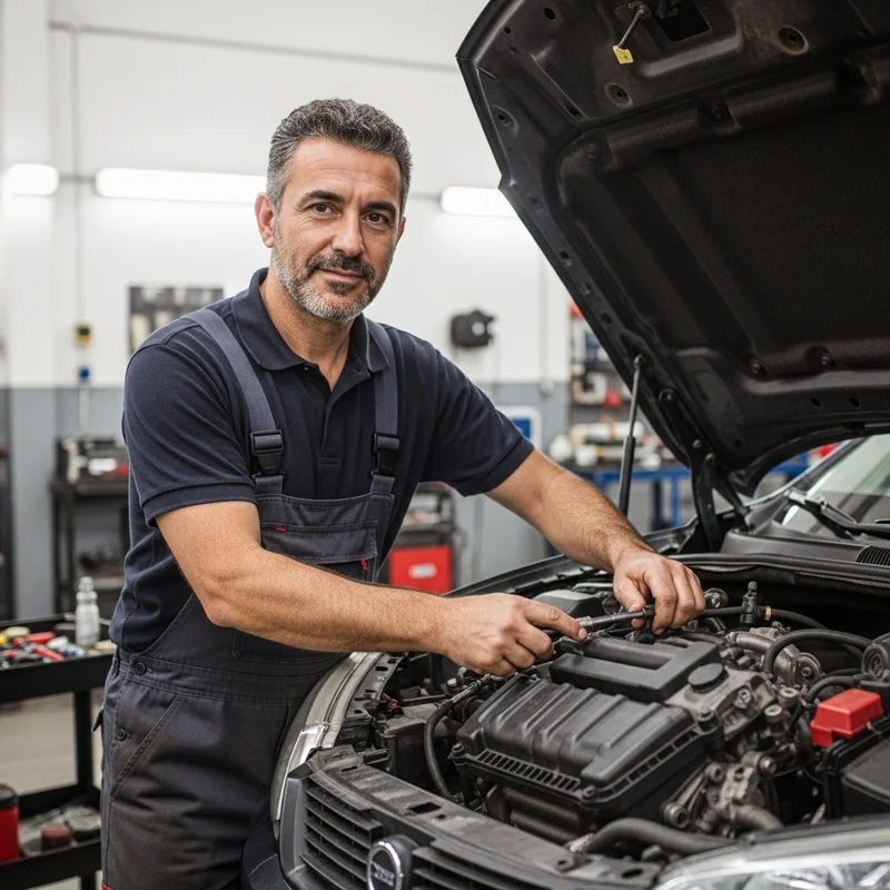 Gerente, Gerente y jefe de taller de Taller Mecánico Zaragoza Centro